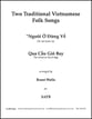 Nguoi O Dung Ve SATB choral sheet music cover